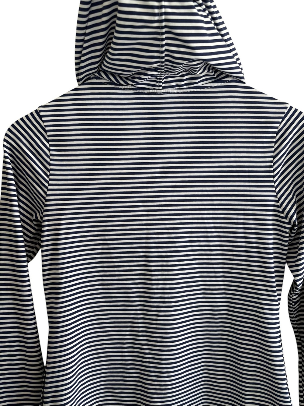 Tommy Bahama Full Zip Hooded Rash Guard Jacket UPF 50+ Women's Small Navy White - Picture 8 of 14